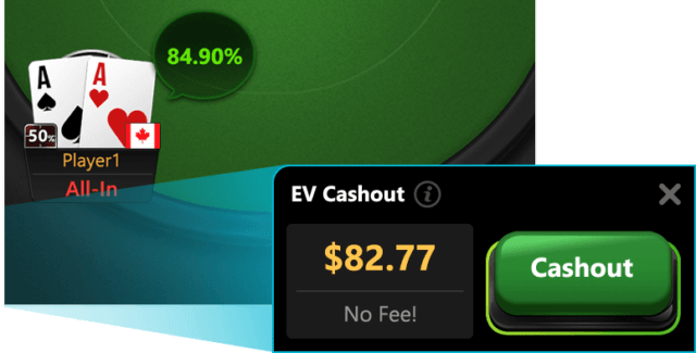 EVCashout в PokerOk