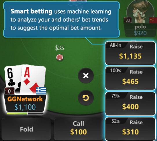 Smart Betting в PokerOk
