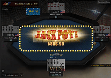 All-In or Fold Jackpot в PokerOk